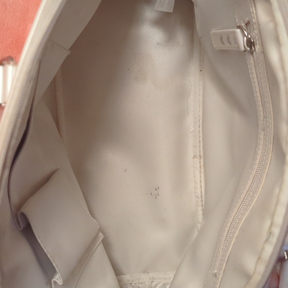 Disney Loungefly Mickey Loves Minnie White Embossed Purse - Picture 9 of 10